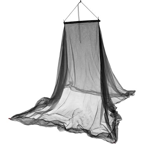 Moustiquaire de protection pour lit double, légère, avec crochets (1/5)