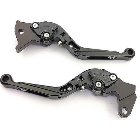 Accessoires pour Yamaha Motocross TTR250 DT250 : klaxon de frein modifié, poignée d'embrayage (entièrement noir) (1/5)