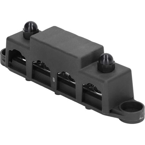 4-fach Steckdosenverteiler mit Abdeckung, wetterfest, 5/16 Zoll, 48 V DC, 250 A, für Auto, Wohnmobil und Boot (1/5)