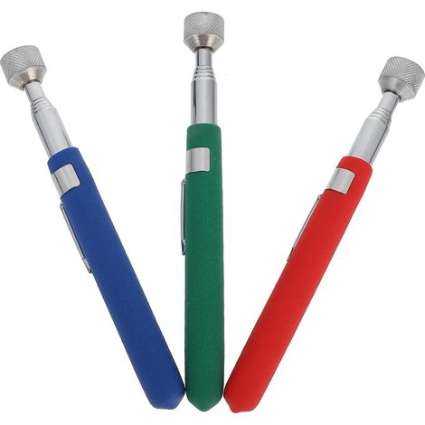 3 Pièces Outil Télescopique Magnétique en Acier Allié pour Ramassage de Pièces Métalliques, Extensible pour Atteindre Plusieurs Coins, pour Boîte à Outils Couleur (1/5)