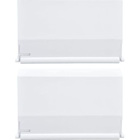 2 Pièces Volet de Skimmer Piscine, 19.5 x 14 cm Piscine Filtre écumoire Porte Déversoir pour Skimmer, Déflecteur de Déversoir de Porte de Piscine, Piscine écumoire Clapet Porte pour Piscine