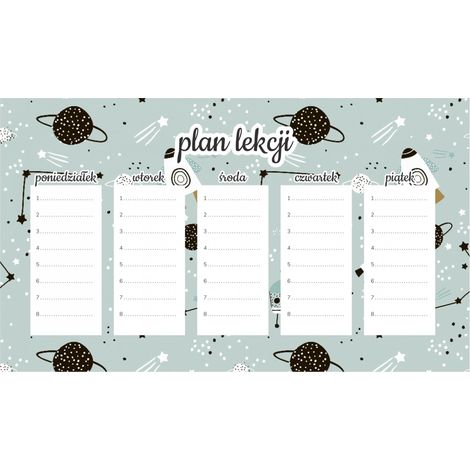 Magnetischer Unterrichtsplan für Kinder, Satelliten im Weltraum, 30 x 17,5 cm