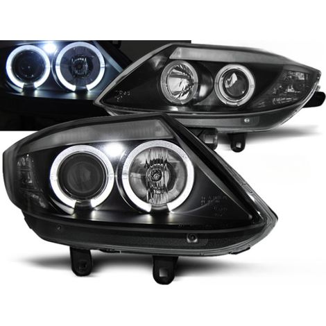 Paire de feux phares BMW Z4 E85/E86 de 2002 a 2008 angel eyes noir-27361114 (1/2)