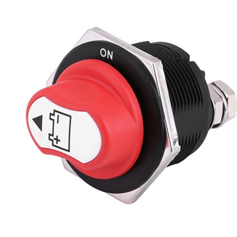 Interrupteur coupe-batterie marche/arrêt pour voiture, véhicule tout-terrain ou camion, 32 V CC max., 200 A continu, 300 A intermittent (1/5)