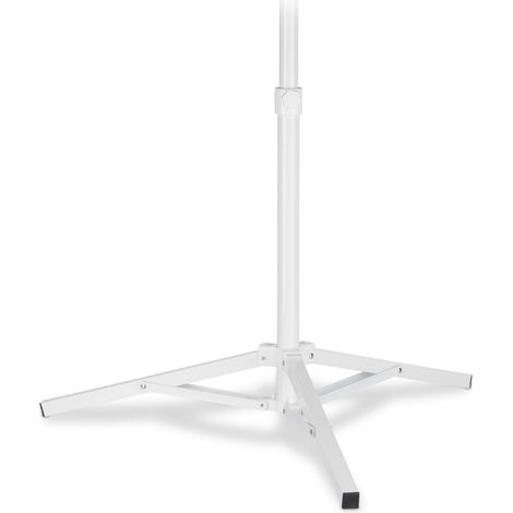 blanc Pied Porte parasol manche 25 a 32 mm Socle trépied jardin terrasse HxLxP 55 x 67 x 67 cm Parasol de jardin (1/5)