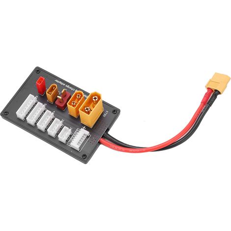Chargeur parallèle XT60 pour batteries Lipo 2S-6S, adaptateur d'équilibrage double, câble de charge universel, pack de 2, connecteur robuste, station de charge multi-batteries. (1/5)