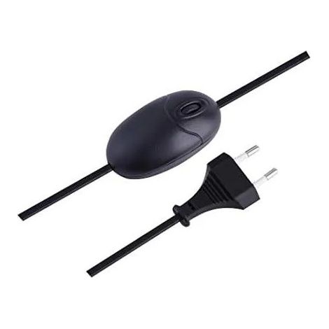 Dimmer con cable, 230V, 50Hz, 40A, 160W, negro