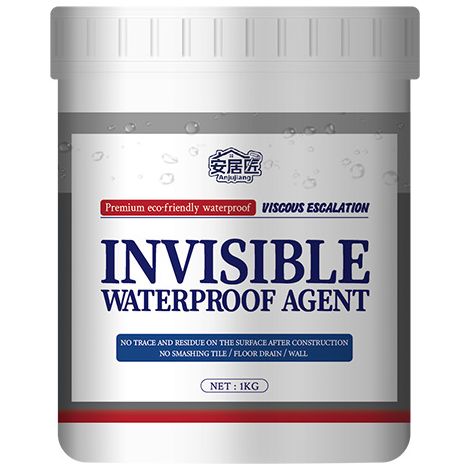 Colle de réparation anti-fuite transparente 300 g avec pinceau et gants, toiture, fenêtres et cuisine (1/4)