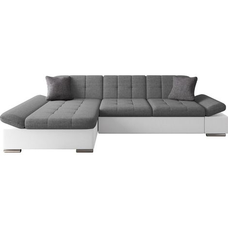 Canapé d'angle Comfivo Sanitas, Soft 017 + Lux 05, Disponible, 278x161x76cm, 0