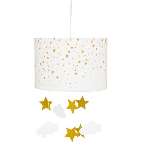 Lampe Suspension Enfant Sibad 30cm Blanc (1/3)