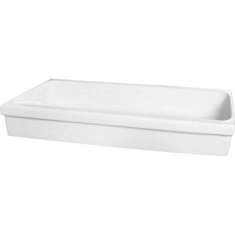 Lavabo a canale in ceramica da 90 cm serie KIDS Idral 10395/1 Bianco - Ceramica