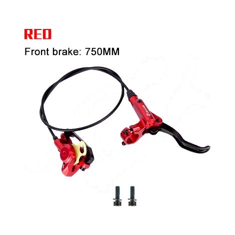 Kit de freins hydrauliques HB875 pour VTT avec étriers hydrauliques, freins à disque 800/1400 mm, compatible avec les VTT équipés de disques de 160 mm. (1/5)