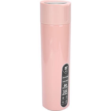Gourde Isotherme Intelligent avec Affichage Tactile de Température et Rappel - Rose (1/5)