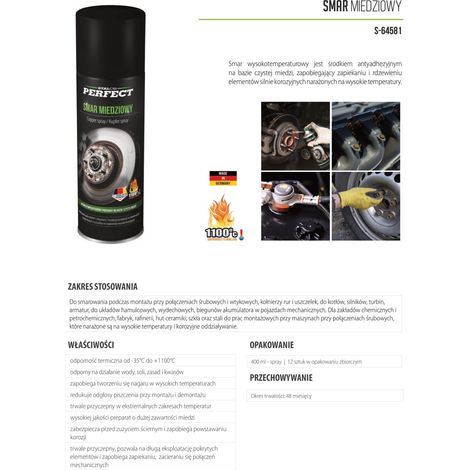 Graisse au cuivre STALCO PERFECT S-64581