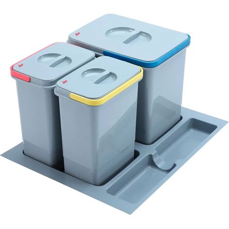 Poubelle teka eco easy 60 22 L 3 compartiments (1/2)