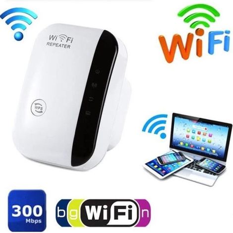 Extenseur WiFi Sans Fil Booster Amplificateur de Wifi Longue Portée Mini Routeur de voyage Sans Fil 300M WLAN 802.11n/g/b (1/4)