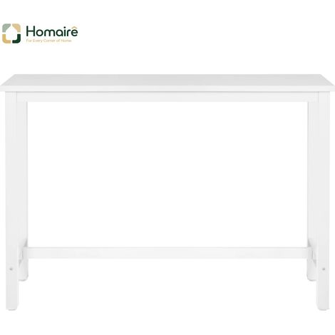 Weißer Esstisch aus Holz 140 x 40 x 100 cm HOMAIRE (1/5)