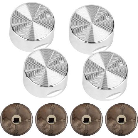 Commande de Réchaud à Gaz, 8PCS Bouton de Cuisinière, Boutons de Réglage Universels, pour Four, Cuisinière et Plaques Chauffantes (1/5)