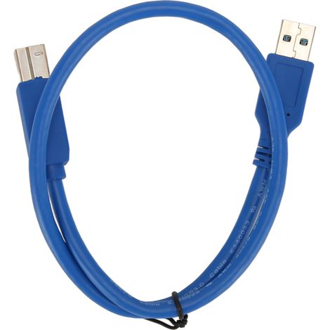 Câble d'impression USB 3.0 A mâle vers B mâle 0.5m, 5 Gbps haute vitesse pour imprimante, scanner et transfert de données (1/5)