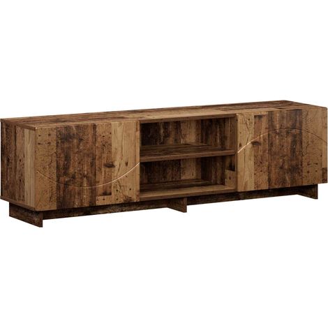 Supporto TV 140 x 34,5 x 40 cm Legno antico vidaXL