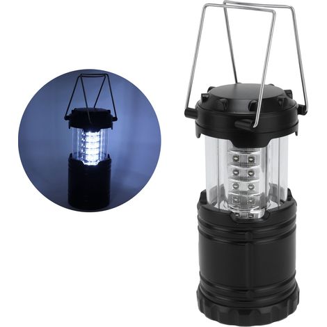 Lampe de tente portable 30 LED à piles, lampe de camping, projecteur d'extérieur pour situations d'urgence (1/5)
