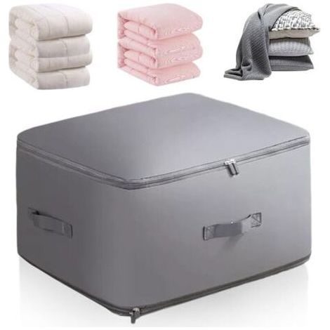 Compressible Storage Bag - 1 piece, Gray Compressible Storage Bag 54x30x42cm - Clothing (1/5)