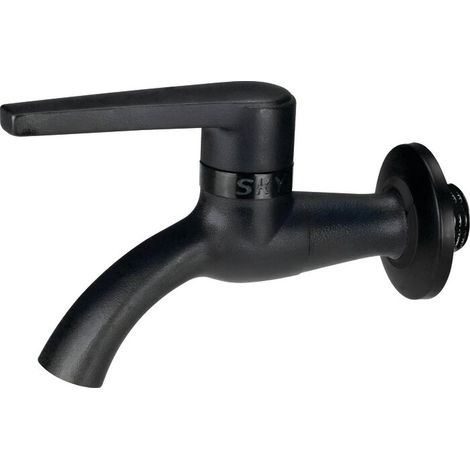 Robinet de puisage antigel - Sky Black Jade - EFFEBI - Noir mat- M 1/2' - Raccord M 3/4'