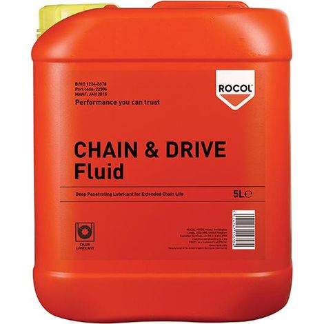 ROCOL CHAIN & DRIVE Fluid 5 Litre (1/3)