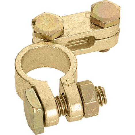 alca® Batterie-Polklemme Plus (+) 6/12 Volt Autobatterie Klemme Batteriepoladapter Anschlussklemme Batteriepolklemme Batterie