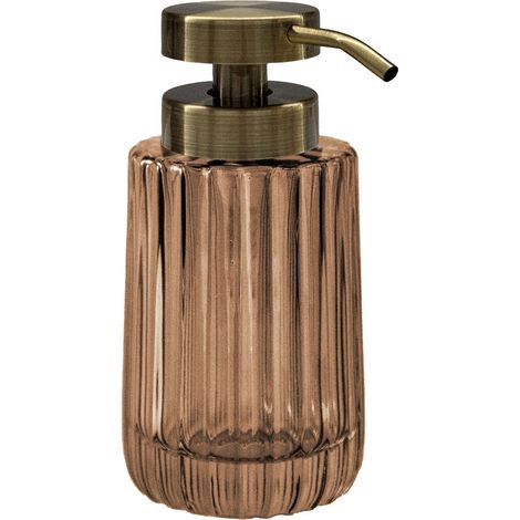 COSMIC Soap dispenser, 300ml, Resistant Glass, Ambar, LIDO Collection