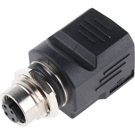Adaptateur Prise femelle M12/prise femelle RJ45 cat. 5 Weidmuller, ports Blindé ( Prix pour 1 )