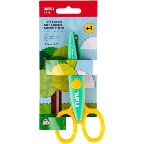 Ciseaux créatifs - Dentelés - Enfant - 13,5cm - Sécurité - Dès 4 ans - Loisirs créatifs (1/5)