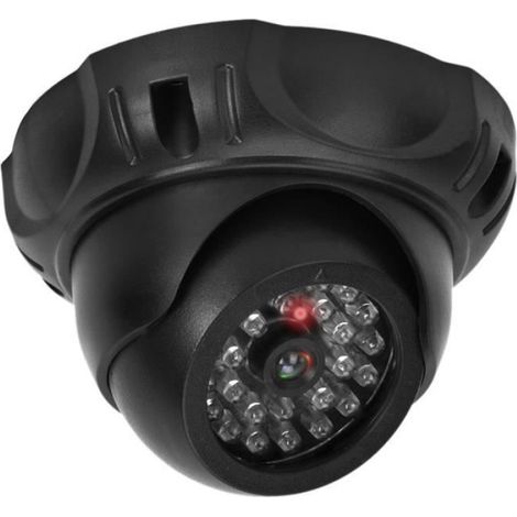 Caméra factice de surveillance - - Simulation réaliste - LED clignotante - Installation sans fil (1/2)