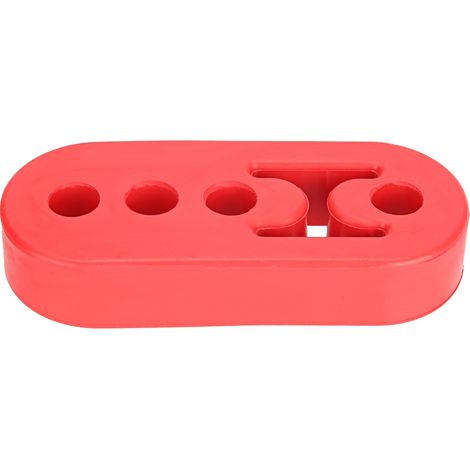 4 pièces supports universels silencieux 12mm réglables en polyuréthane rouge pour échappement (1/5)
