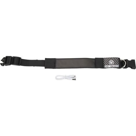 Collier LED pour Chien, Lumière Bluetooth Rechargeable - Sécurité Nuit, Randonnée, Camping (1/5)