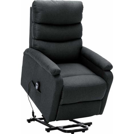 Fauteuil Gris foncé Tissu
