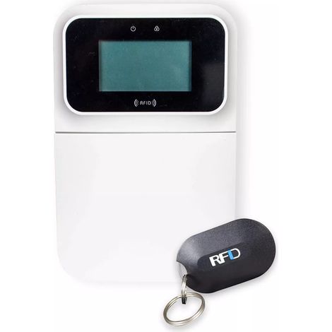Kit armement / désarmement à distance - Clavier numérique et lecteur RFID sur batterie + Badge RFID (gamme HY)
