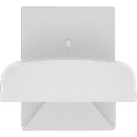 Colgador Percha Adhesivo Acero Inoxidable Color Blanco (1/4)