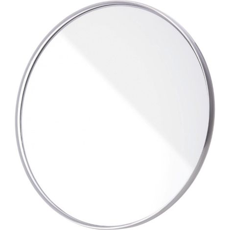 Miroir de maquillage grossissant x20 avec ventouse - Miroir grossissant rond - Miroir de douche portable - Pour un maquillage et des soins de la peau précis et minutieux - 150 mm - Blanc (1/3)