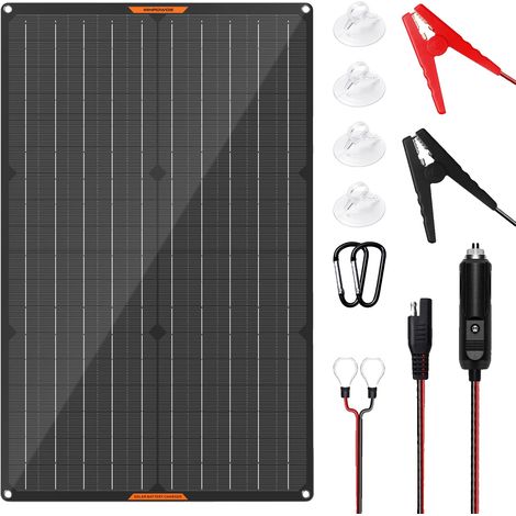 Kit de panneaux solaires, haute efficacité, caractéristiques de sécurité complètes, 30W (1/2)