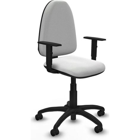 piqueras-y-crespo Silla de oficina confort blanca moderna