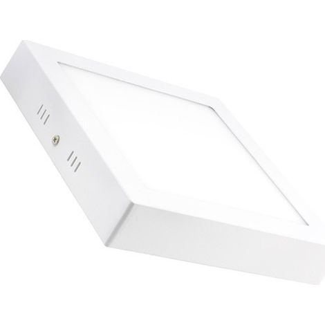 Plafoniera LED 12w lato 170mm applique quadrata da muro, soffitto PL60-12WLuce Fredda 6400k