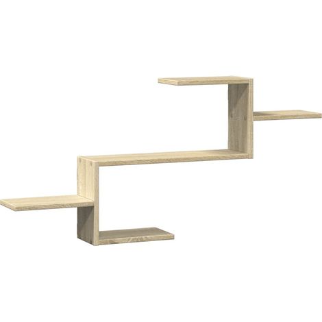 Maison Exclusive - Wandregal Sonoma-Eiche 104x15x49 cm Holzwerkst