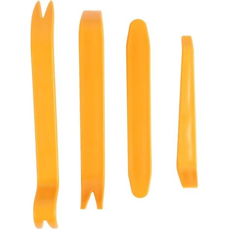4pcs Outil Démontage Autoradio Outils pour Garnitures Tableau de Bord Pry Outil de Suppression