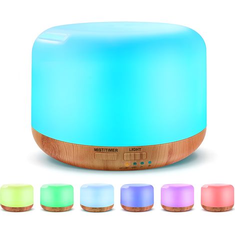 Umidificatore d'aria, lampada notturna per aromaterapia, RGB + telecomando (1/5)