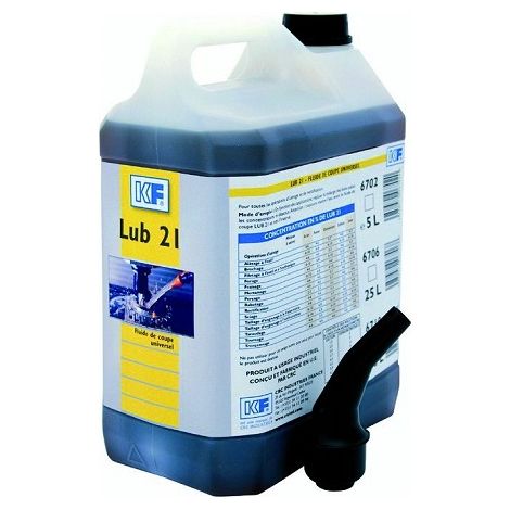 Fluide de coupe soluble universel 5L – Huile de coupe pour métaux – Coupe nette sans éclat – Pour machines-outils et usinage – KF (1/4)