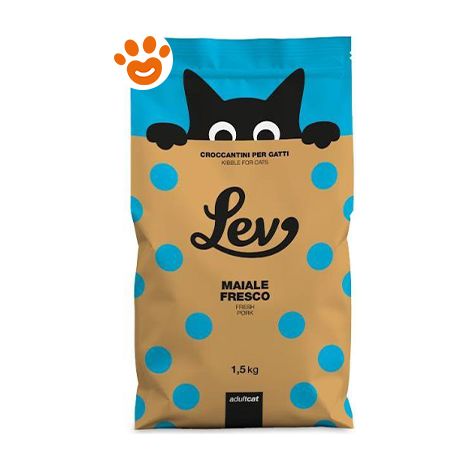 Lev Cat Adult Maiale - Sacco 1,5 Kg -