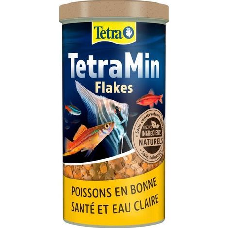 TetraMin Flocken - TETRA - Vollnahrung für tropische Fische - 1 L (1/3)