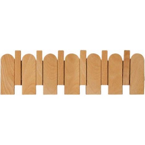 Wandgarderobe aus Holz mit verdecktem Zierhaken, Kleiderständer, Hutablage, Schlüsselhalter, Wohnzimmermöbel B (1/5)