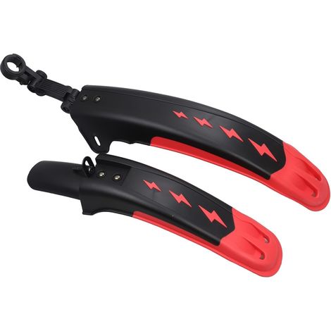 2 Pcs Universal Mountain Bike Front Rear Mudguard Mudguard Road Bike Quick Release Fit for 24-29 Inch Bikes (1/5)